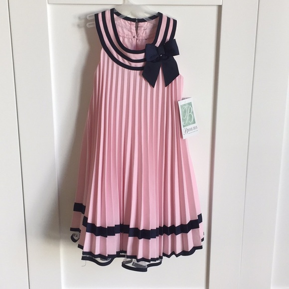 Bonnie Jean Other - Bonnie Jean pleated pink dress
